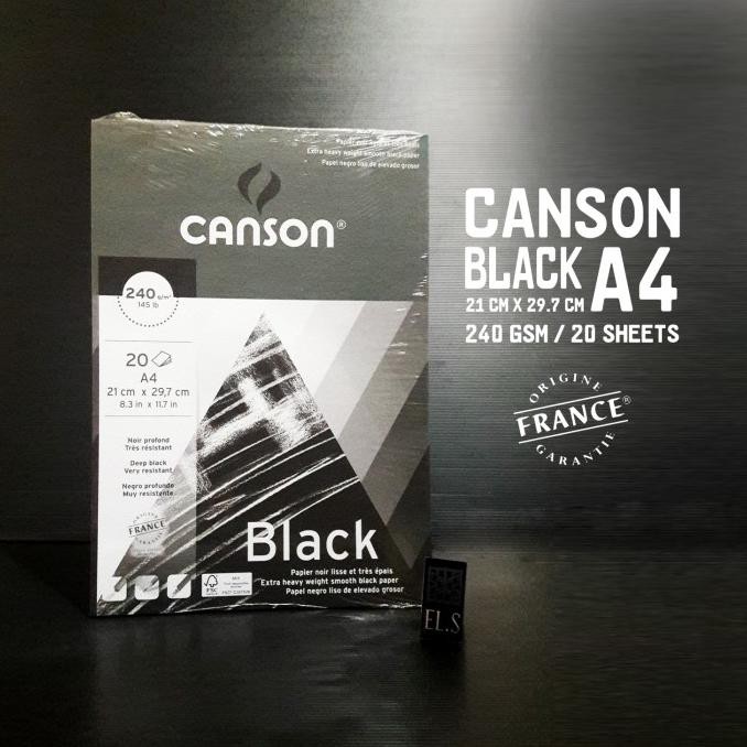 

Sale!!! Canson Black A4 240 Gsm Terbatas