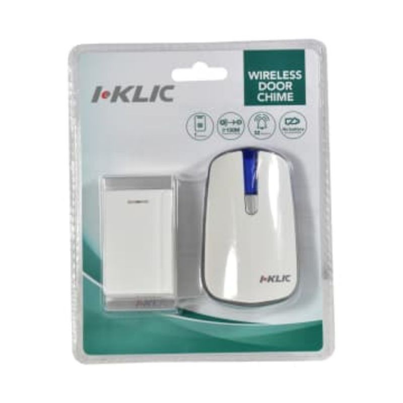 Bel Pintu. Nirkabel Kinetic l-Klic/Bel Rumah Nirkabel/Wireless Doorbell/Bel Rumah Wireless