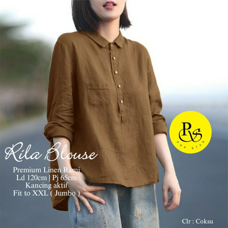 RILA BLOUSE BAJU WANITA TERBARU