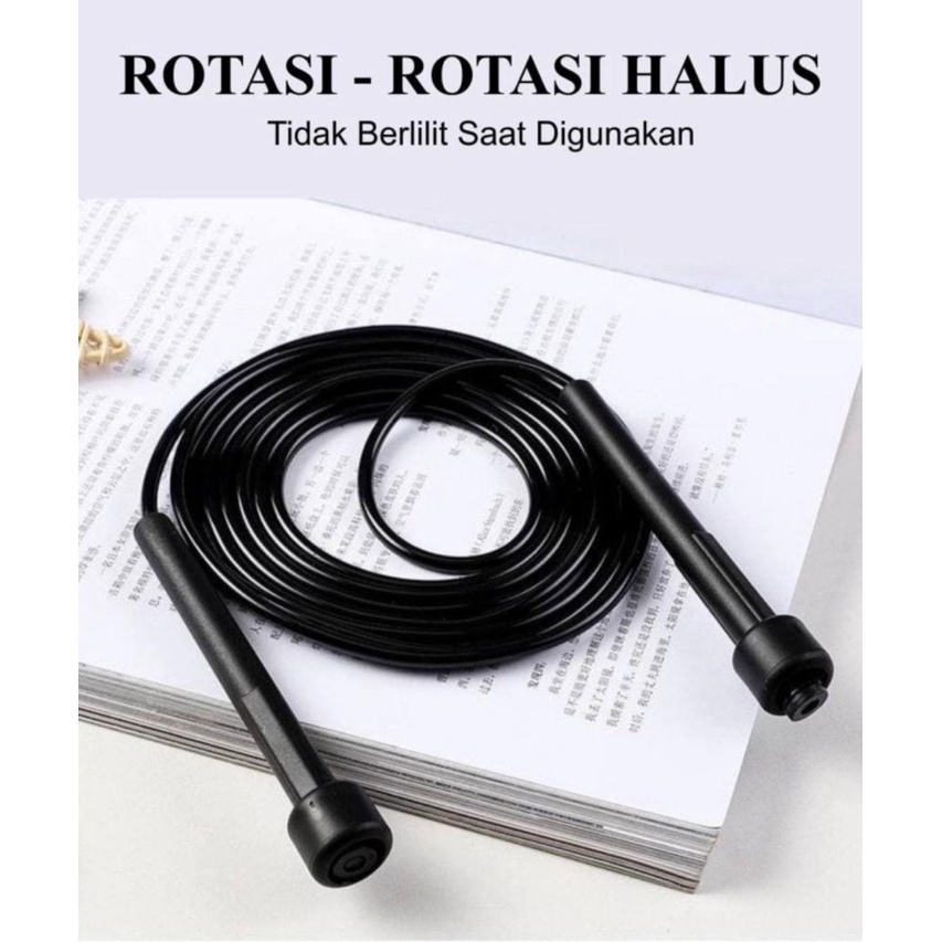 Skipping Pvc Jump Rope Lompat Tali Speed Rope Wannafit-3