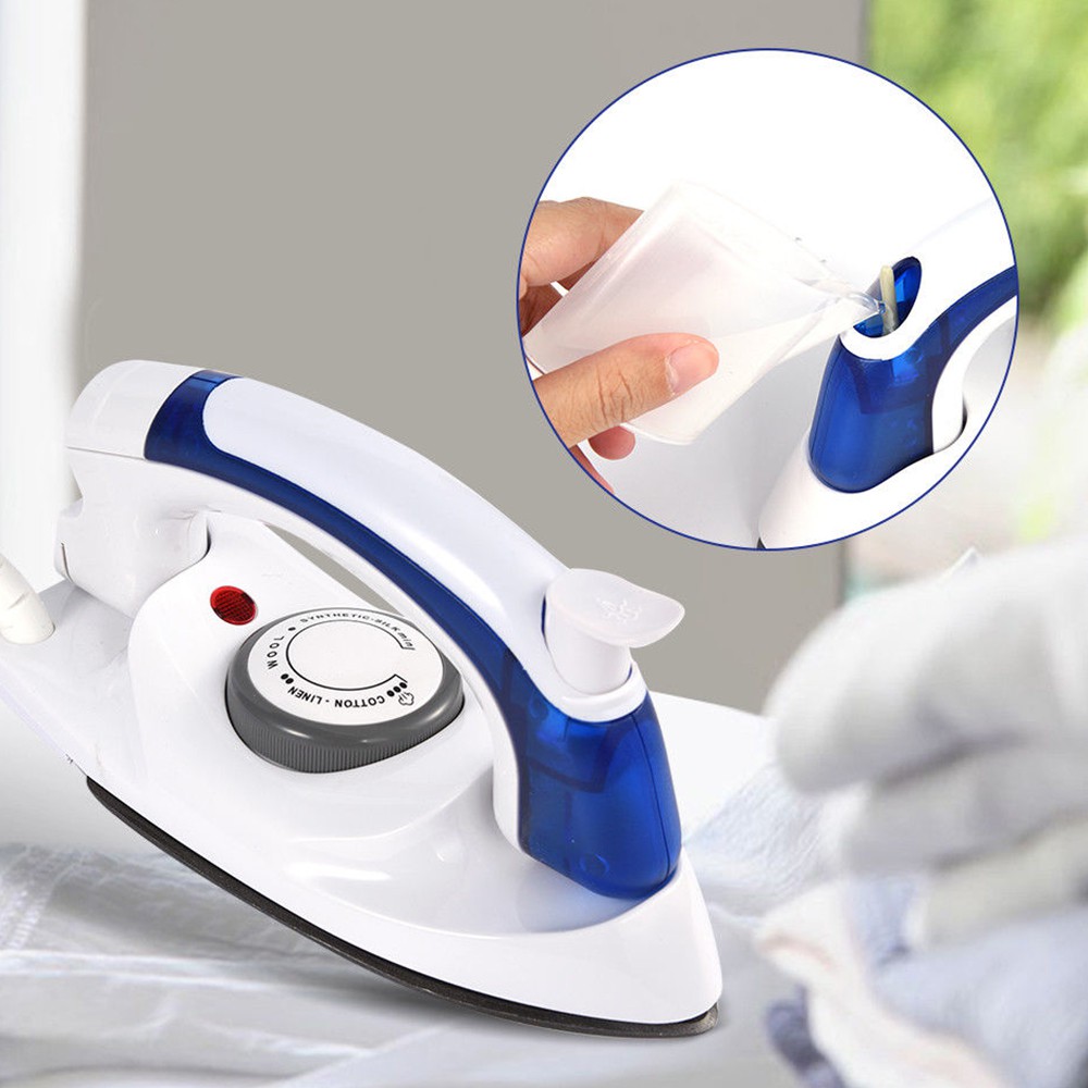 Setrika Uap Lipat Portable - 2in1 Travel Iron Steamer / setrika uap mini RANDOM