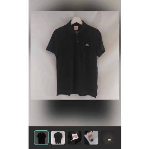 Polo shirt Lacoste Live - Black