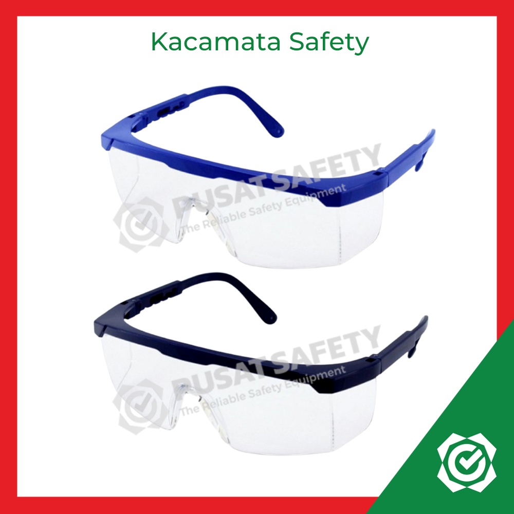 Kacamata Las Safety Kerja Bening List