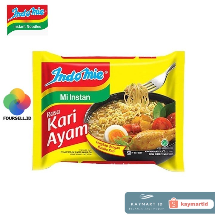 

Indofood - IIndomie Kari Ayam Mie kuah kari ayam Mi instan Mi Indomie