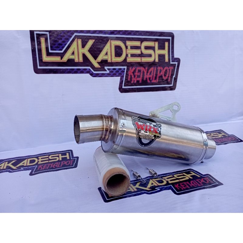 SILENCER (ONLY) KNALPOT WRX (INLET 38/50) BEAT MIO VARIO AEROX SCOOPY NMAX PCX ADV LEXI GENIO DLL