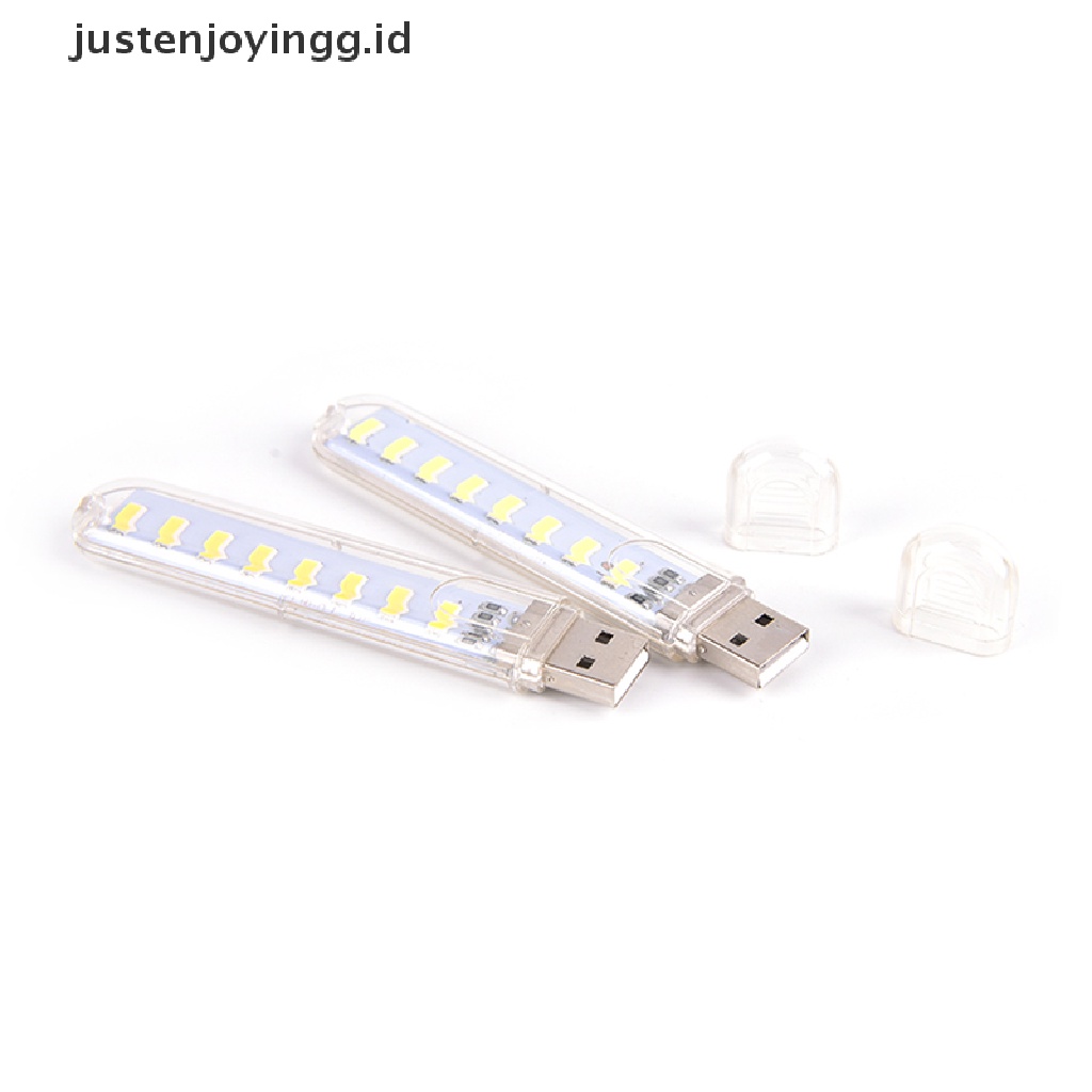 // justenjoyingg.id // Mini USB LED Lamp 8 LED Camping Portable Night USB Gadget Lighting For PC Laptop ~