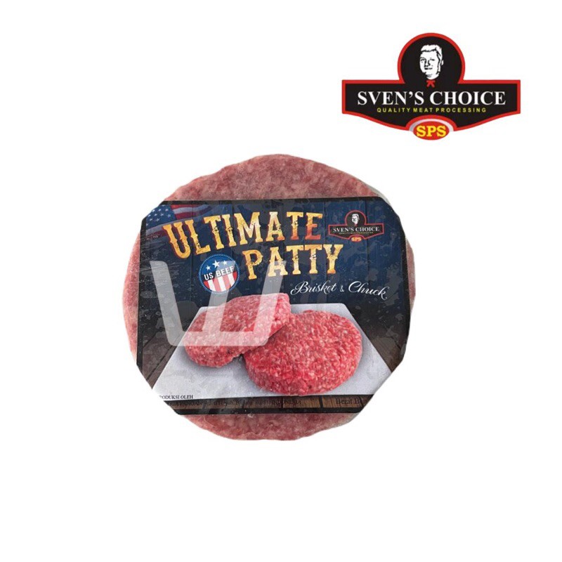 Svens Choice Burger Patty Sapi Patties Ultimate Beef Patty 200G