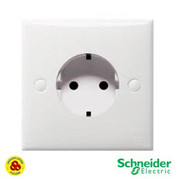 Schneider Stop Kontak E426_16S_WE Classic Schuko Socket with CP