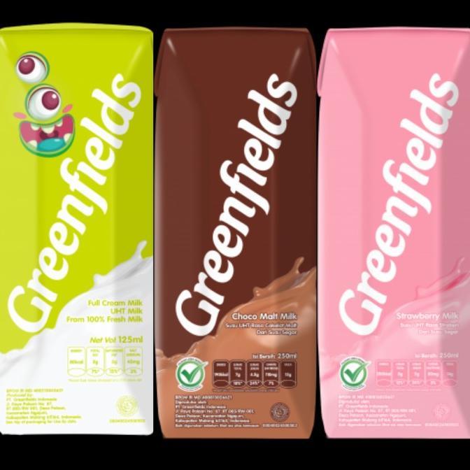 

BISA BAYAR DITEMPAT Susu Greenfields UHT 125ml @ 40pcs - strawberry