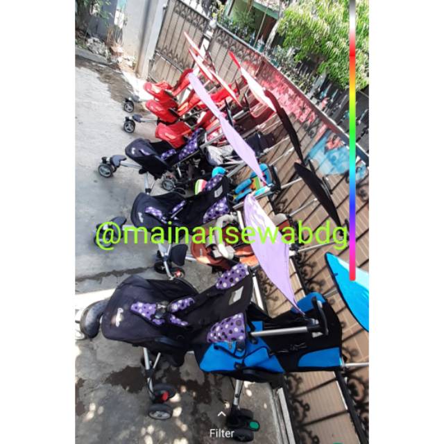 Stroller isport preloved  stroler pockit