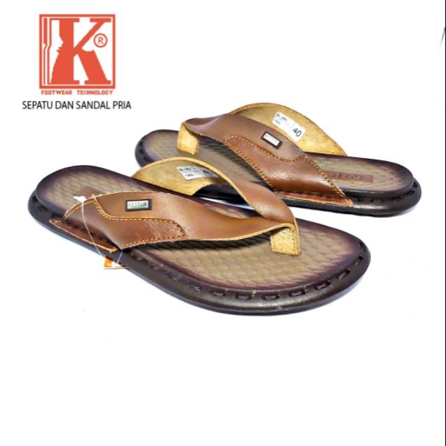SENDAL KULIT KEYTON/ SENDAL JEPIT KULIT/ SENDAL KULIT PRIA/ SENDAL ASLI KULIT BANDUNG