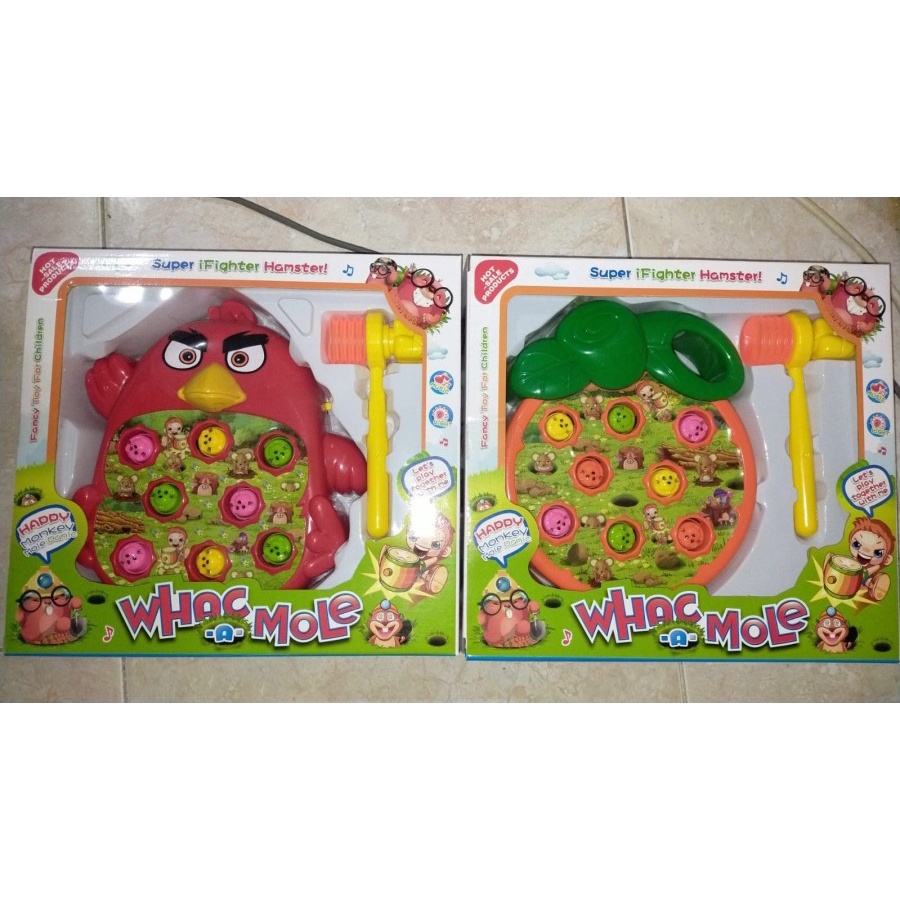 Happy Monkey Whack A Mole 8822 - mainan pukul tikus - mainan edukasi