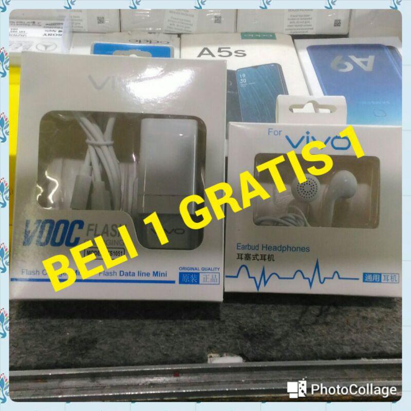 Charger Vivo Y12,Y93,Y15,Y17,Charger Vivo Y12,Y15 Original BELI 1 GRATIS 1