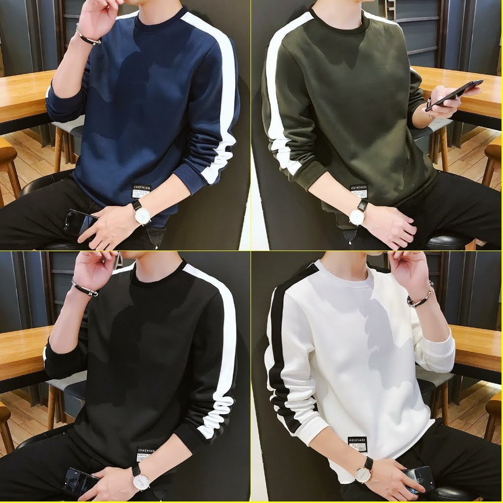 Kaos Gaul Pria Lengan Panjang Racle bel