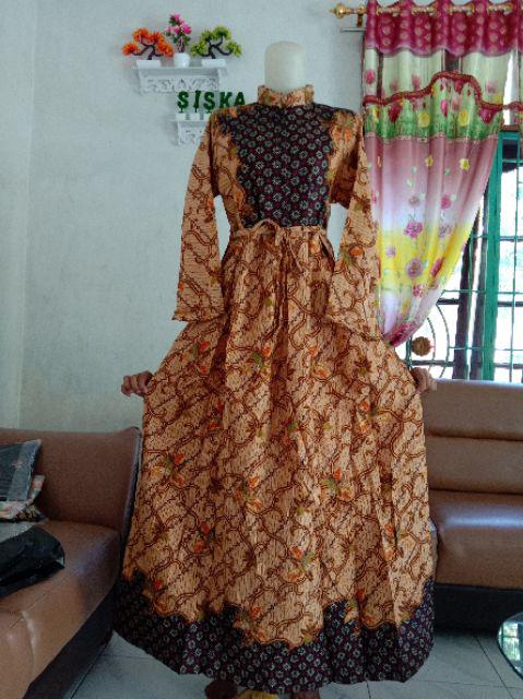 Maura Couple - Sania Ruffle Batikcouple Ori Ndoro Jowi Dnt Baju Natal Merrychritmas Baju Maron Natal