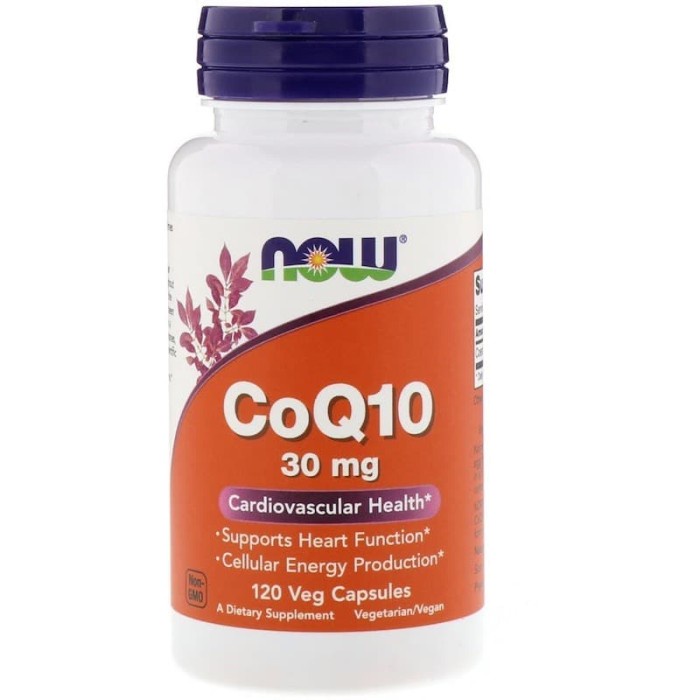 Now Foods CoQ10 30 mg 120 Vcaps Coenzymes Q10 Now CoQ10 Ori USA