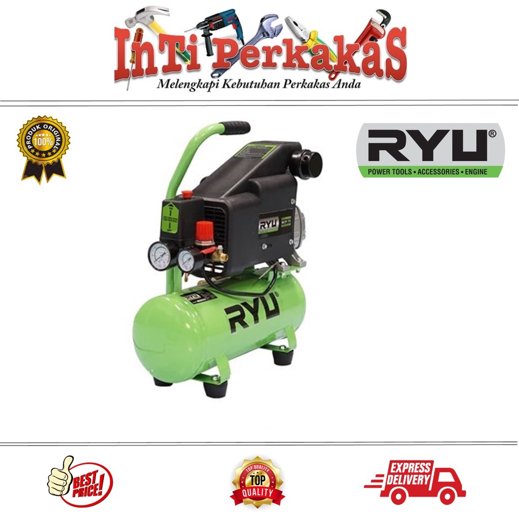 RYU MESIN KOMPRESOR 10 LITER 0.75 HP/MESIN KOMPRESOR UDARA/MESIN KOMPRESOR TUKANG MEKANIK