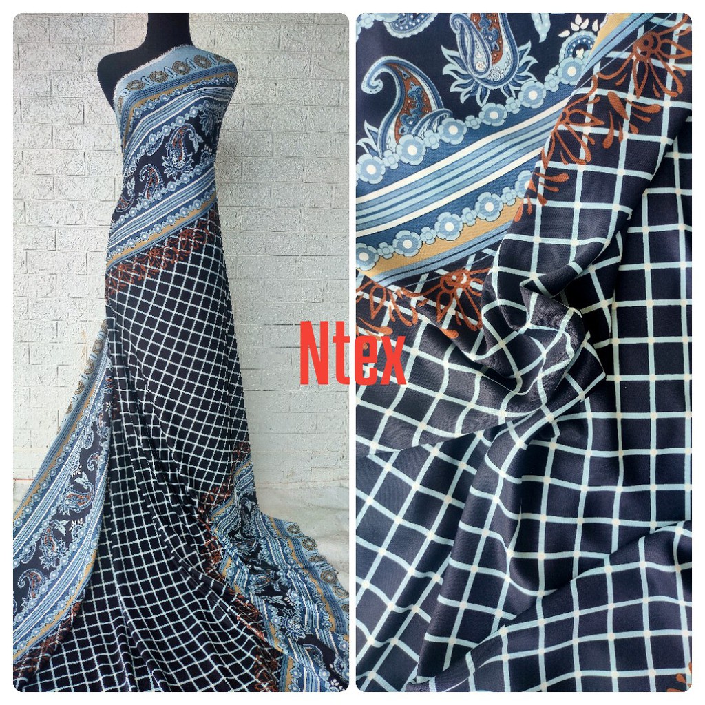 Kain Maxmara Lux Motif Syahriny harga setengah meter