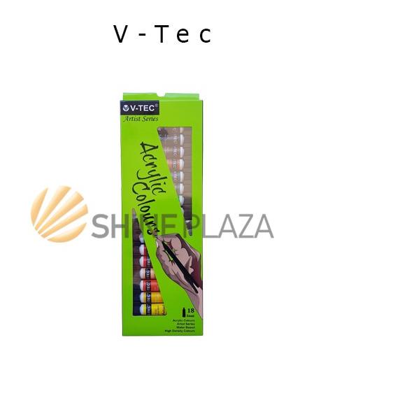 

Quality Control✅Cat Acrylic V-Tec 18 Warna Colors - Cat Akrilik VTec Paint Set VT-618A|KD4