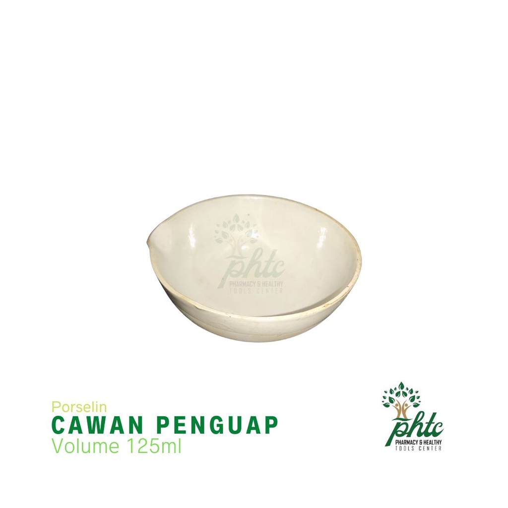 Cawan Uap 125ml l Cawan Porselin 125ml - Cawan Penguap