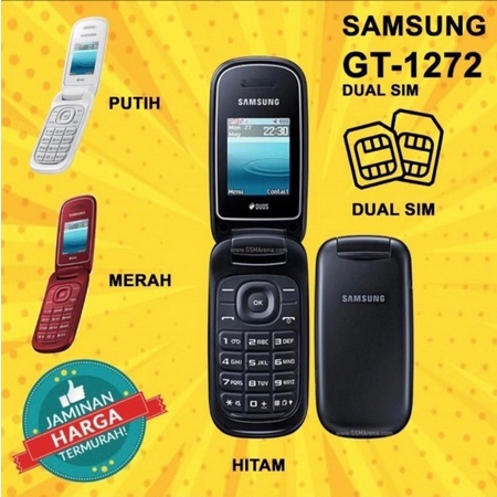 HANDPHONE SAMSUNG GT E-1272 VARIASI WARNA HITAM