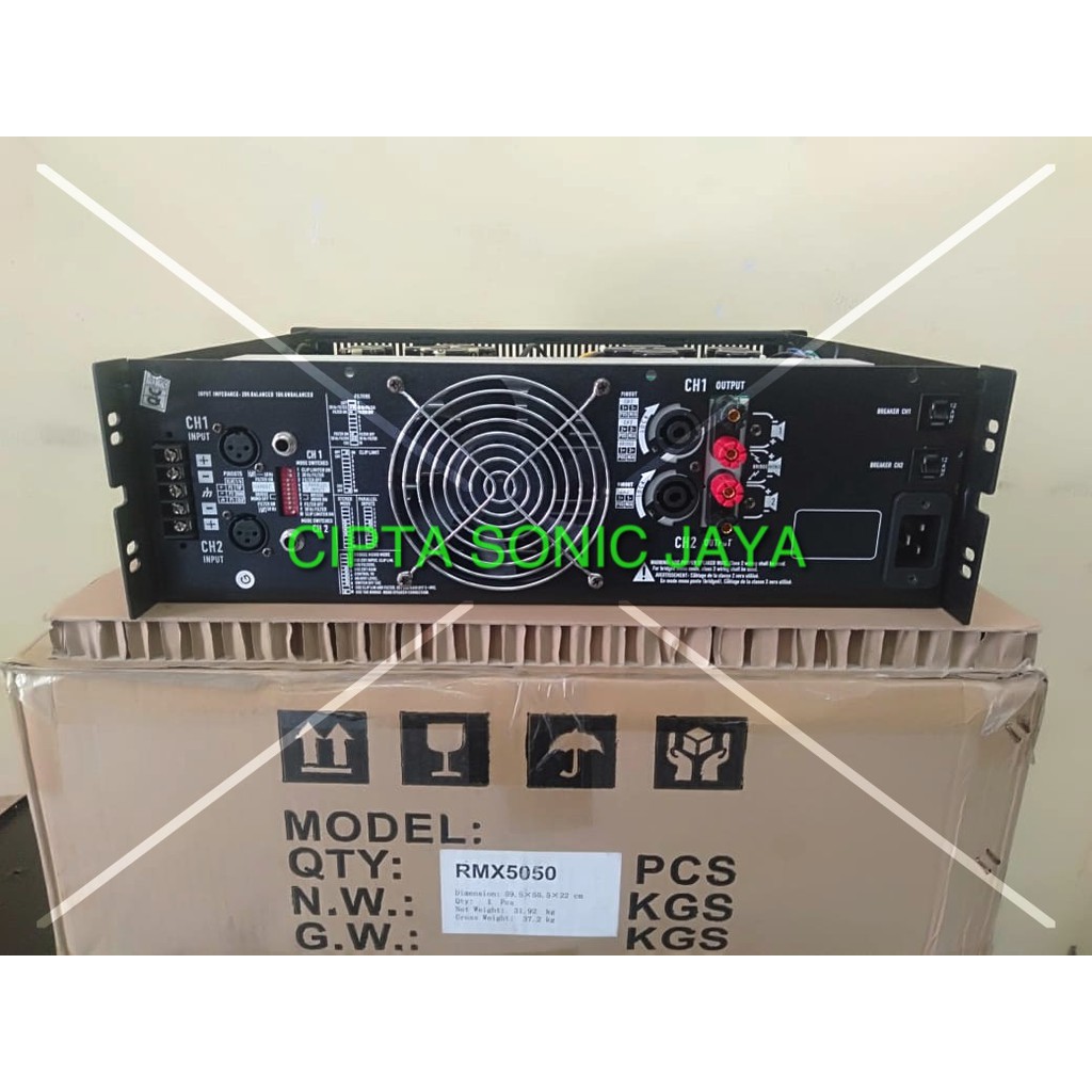 (PETI KAYU) Power Amplifier Qsc Rmx5050 Rmx 5050 Rmx-5050