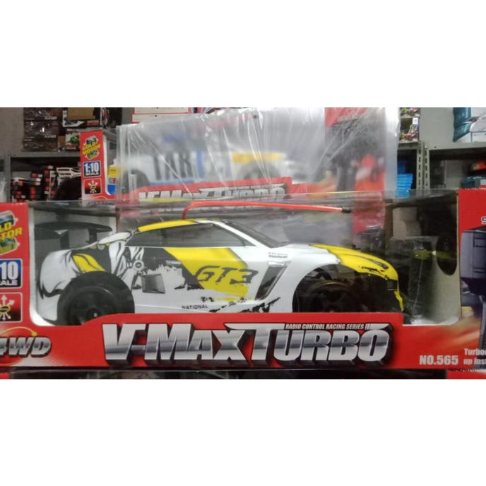 RC sanzuan skala 1:10 Mobil Remote Vmax Turbo 4WD Racing Drift Car