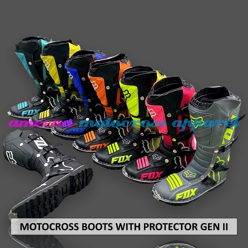 Sepatu Trail Fullprint MX - Sepatu Motocross Gen II - Sepatu Adventure - Sepatu Touring Trabas - M1