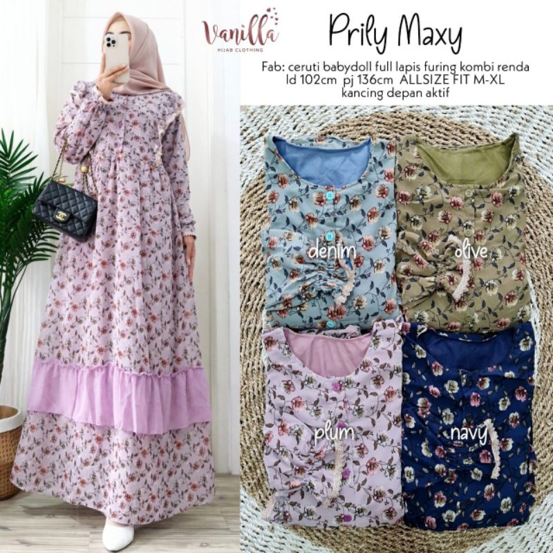 prily maxy by vanilla hijab clothing
