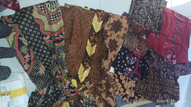 Keluarga Kombinasi Gamis Anak Kemeja Cibory Batik 2 Motif Terbaru