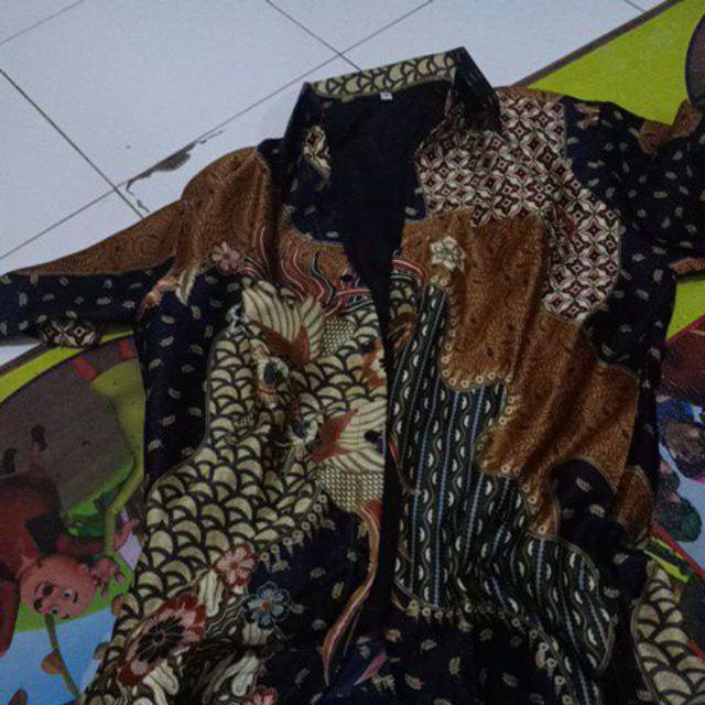New Arrival Distro Batik Pria Bordir Sogan Hrb026 Batikaf Notoarto Batik Ipnu-ippnu Hem Pria Belanja