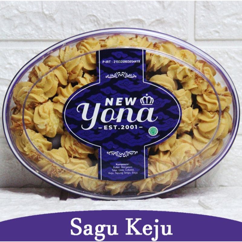 NEW YONA REGULER EDISI 2021 SAGU KEJU LADY CAPPUCINO YONA COOKIES SATUAN LUSINAN CLARINTA COOKIES