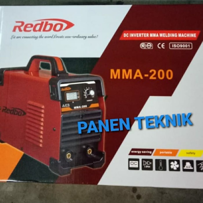 REDBO 200A MESIN TRAVO LAS INVERTER MMA