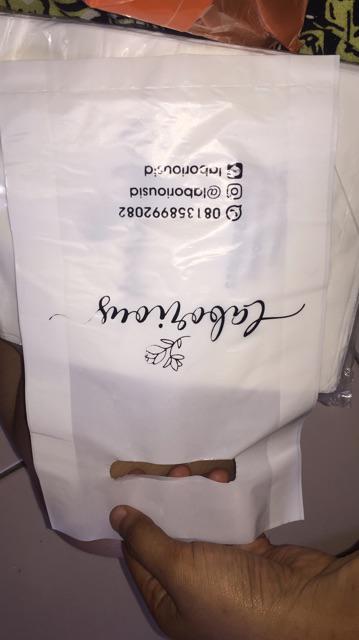 Sablon Plastik Hdpe Plong 300 Pcs -15 X 25 Cm