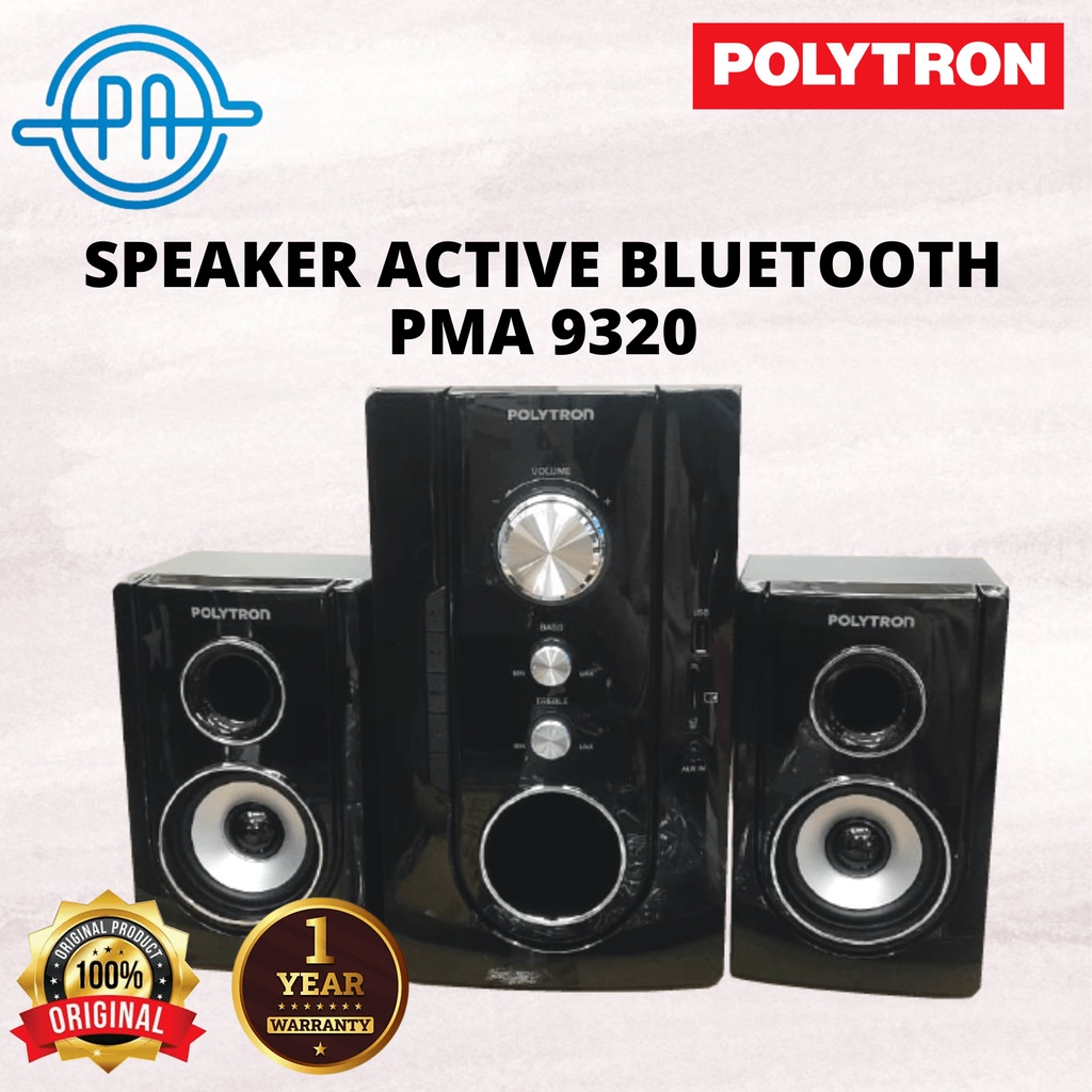 Polytron PMA 9320 Bluetooth Multimedia Speaker Radio FM / PMA9320