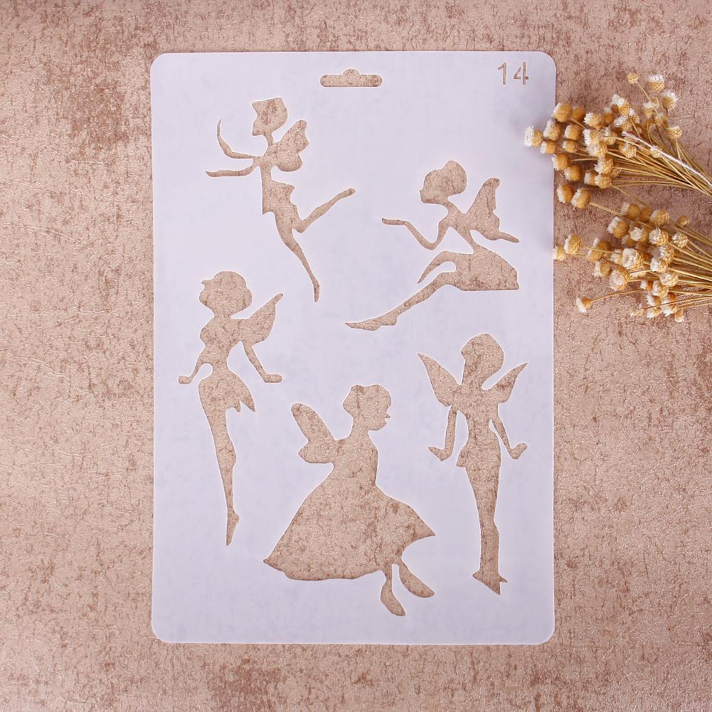 

Pola Berbeda Airbrush Menggambar Stensil Dekorasi Rumah DIY Scrapbooking Album Kerajinan Seni 13-24