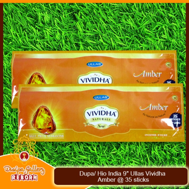 Dupa/Hio Harum/Wangi India Ullas Pouch Vividha Amber @35 sticks9&quot;