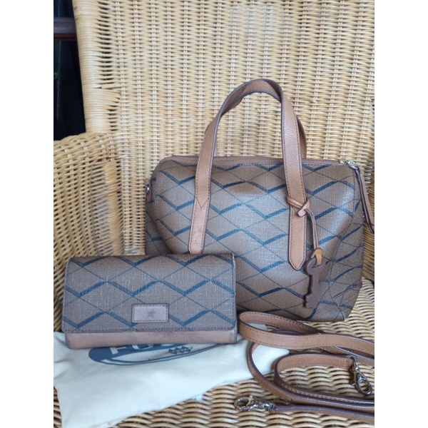 Preloved Fossil Satchel Bundling