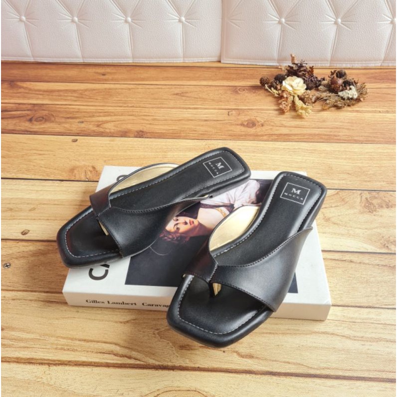 ABBUSHOES RN 05 sandal teplek mamilah 1cm