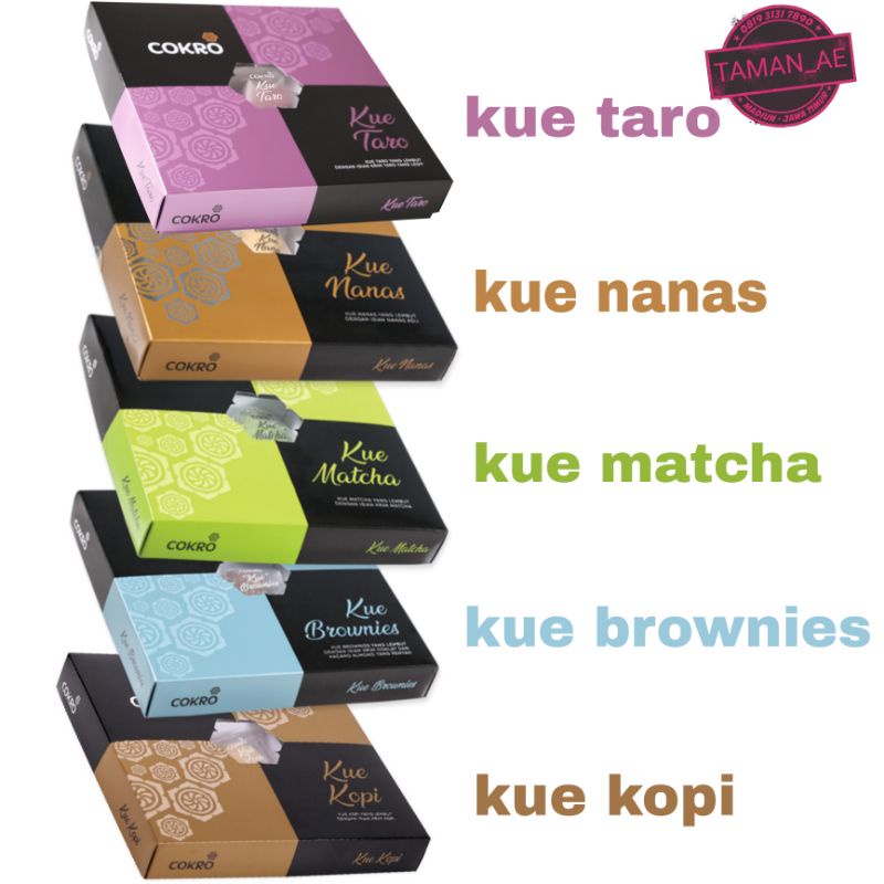 KUE BLUDER COKRO | Kue brownies, matcha, nanas, taro | Produk bluder cokro madiun