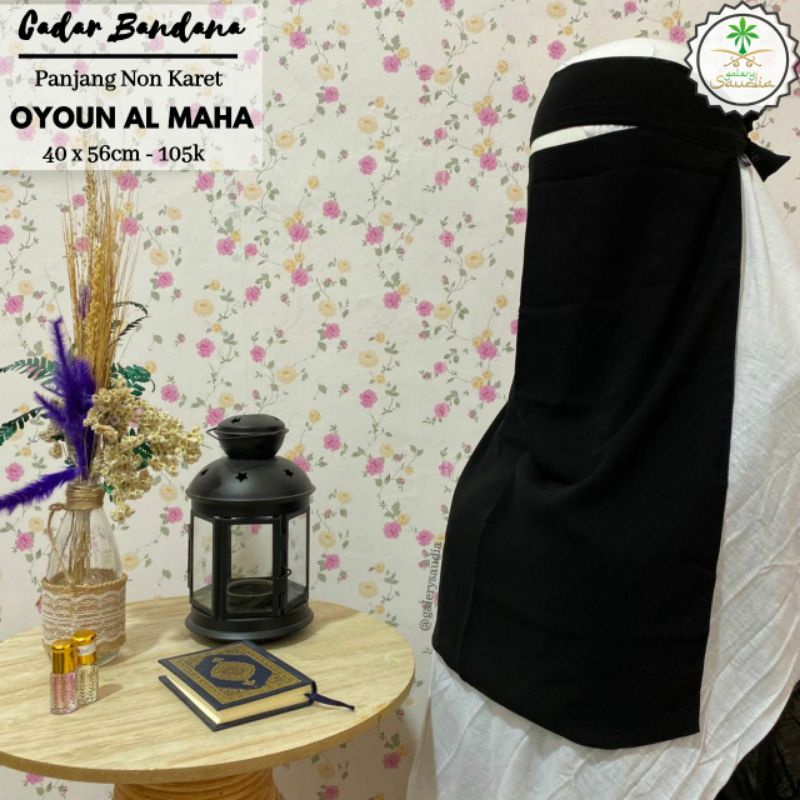 Cadar Bandana Panjang Oyoun Almaha non karet