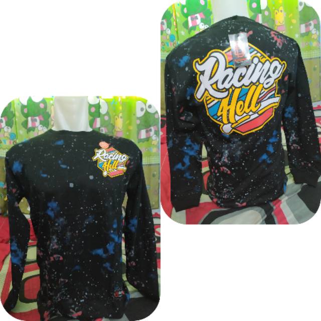 Kaos racing hell lengan panjang
