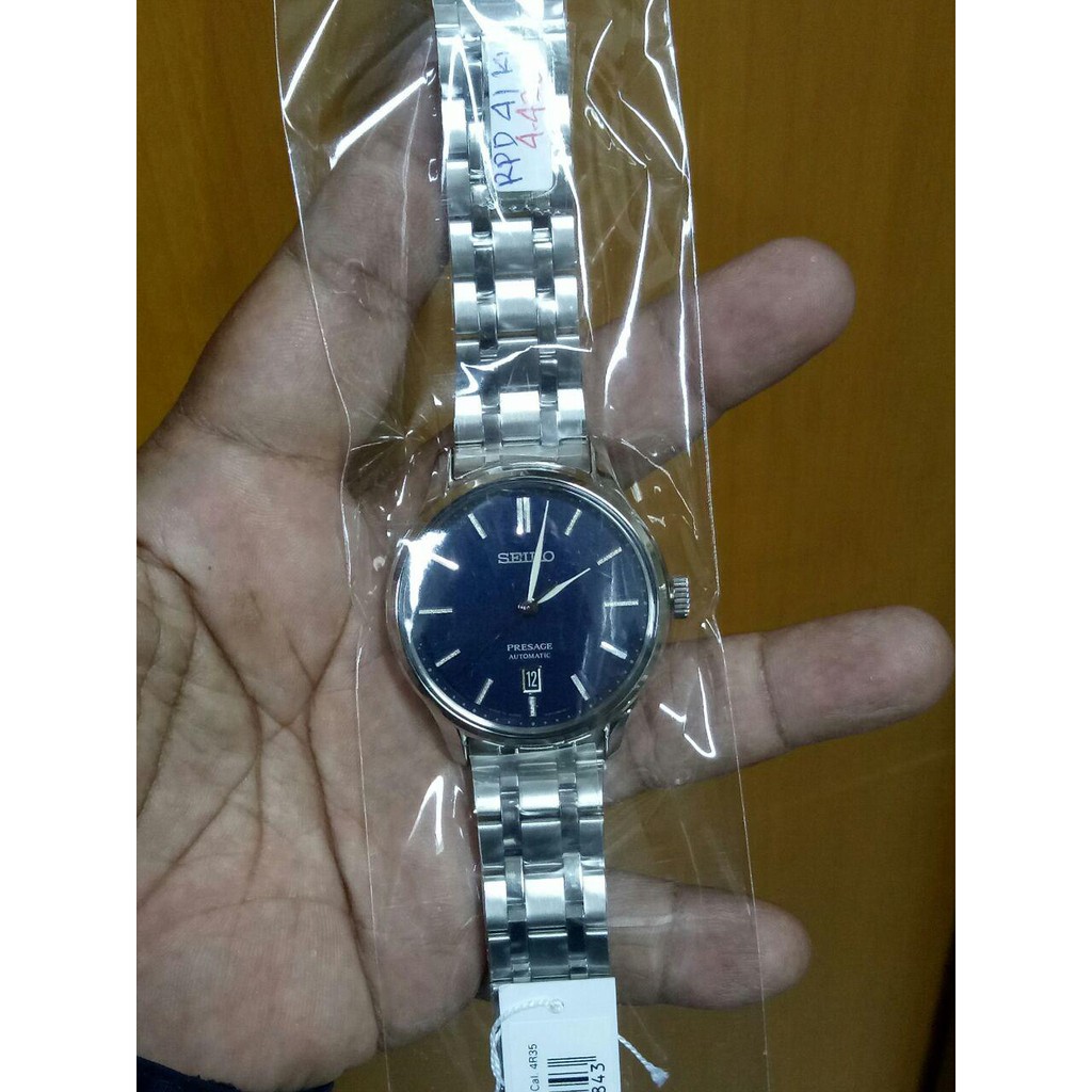 Seiko Presage SRPD41J1 Sapphire Zen Garden Blue - Jam Tangan Pria SRPD41