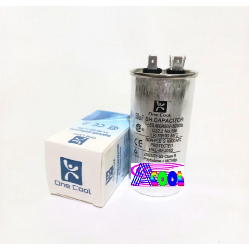 Kapasitor AC 50 uf/Capacitor Air Conditioner 50 Micro