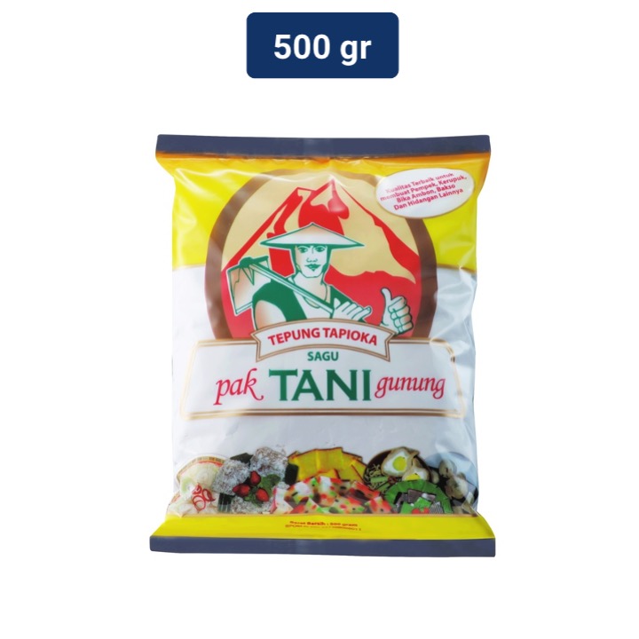 

Tepung Tapioka Cap Tani Gunung 500gr