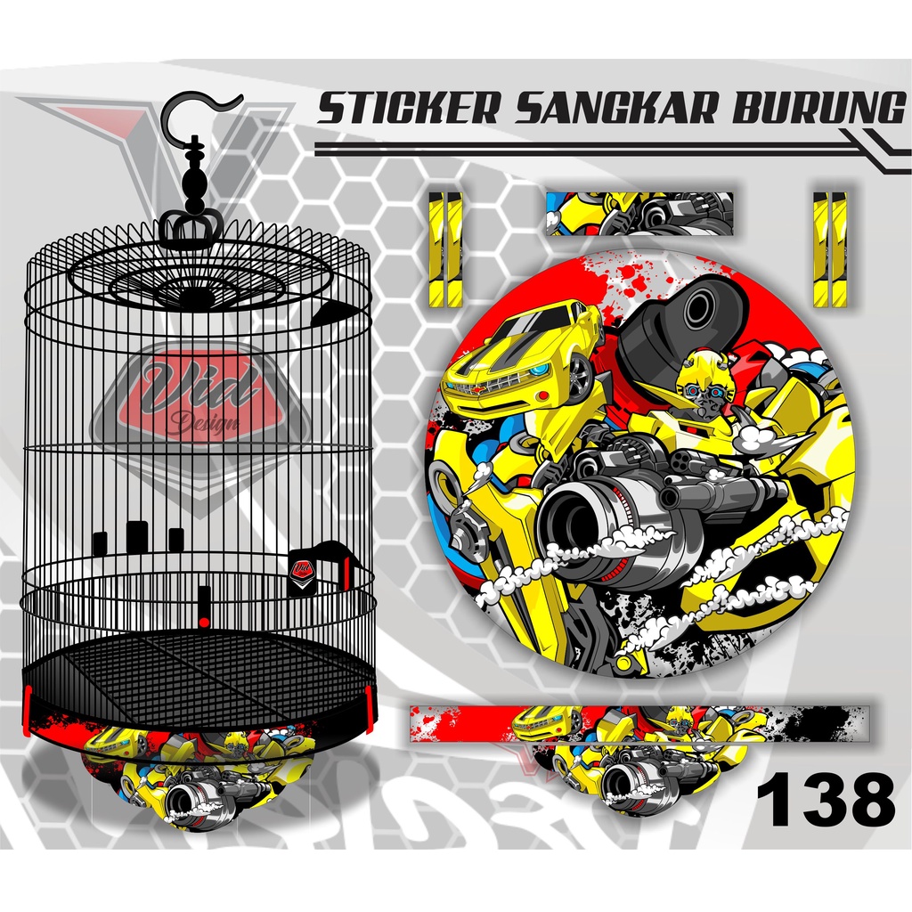 DEKAL SANGKAR BULAT TEBOK KANDANG MURAI ORIQ JAYA NO 1 2 3 4