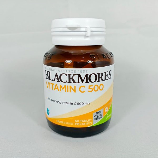 BLACKMORES VITAMIN C 500mg  VIT C 500 mg 60 tablet Immunity Suplemen Daya Tahan Tubuh BPOM KALBE