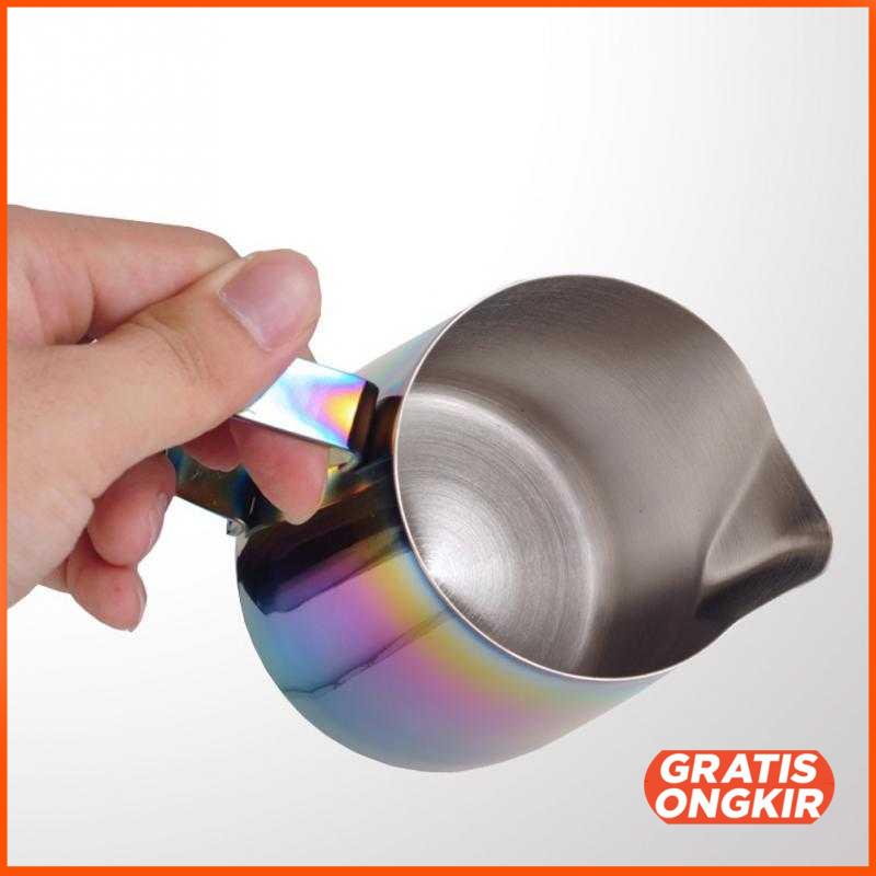 Gelas Pitcher Kopi Espresso Rainbow Stainless - BB0048 350ml