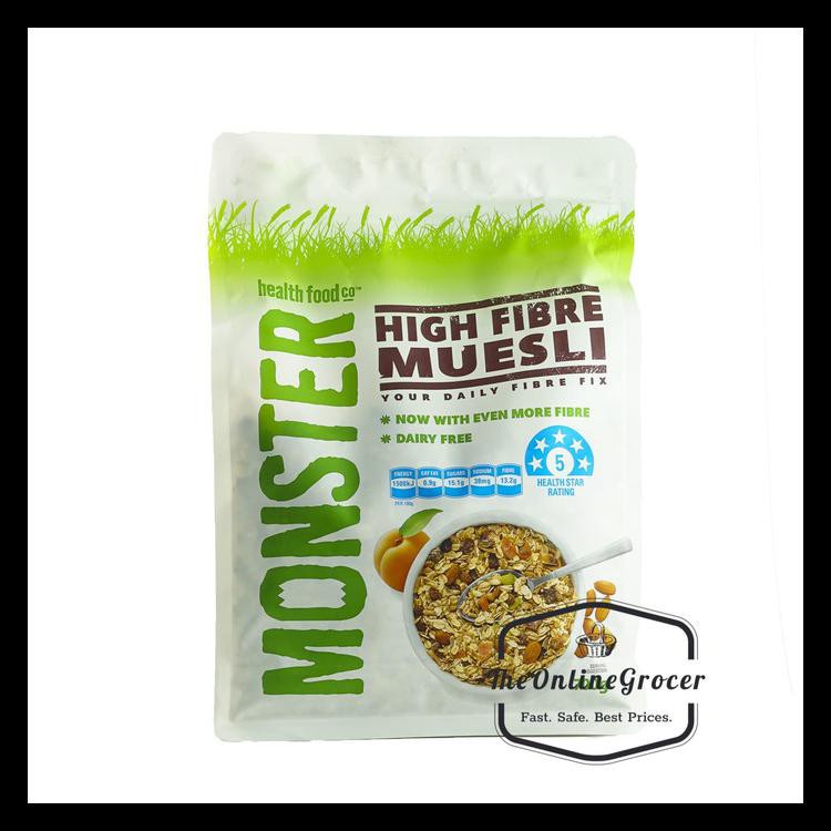 

Promo Monster High Fibre Muesli With Apricots And Dates (Kurma) 700Gr