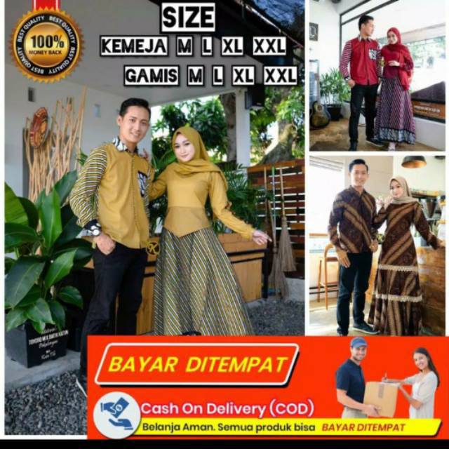 COUPLE TOYOBO ORI || COUPLE GAMIS || COUPLE NURBAYA || KEMEJA COUPLE || GAMIS COUPLE || BATIK COUPLE